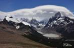 Cerro Torre, Glaciar Grande, Laguna Torre e Fitz Roy, a incrível paisagem do Parque Nacional Los Glaciares, em El Chaltén, na patagônia argentina